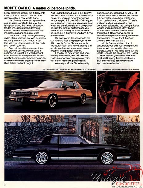 1981 Chevrolet Full-Line Brochure Page 6